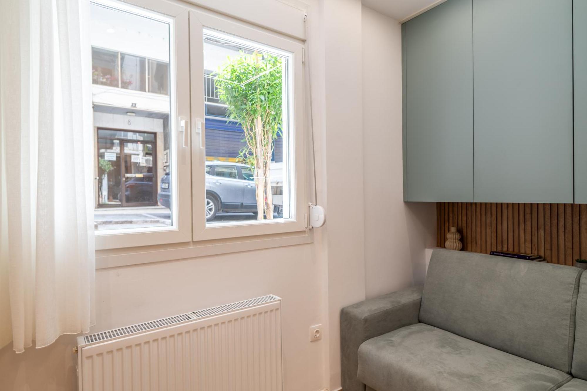 Honey Oak & Cream Patio By Nest Apartman Szaloniki Kültér fotó