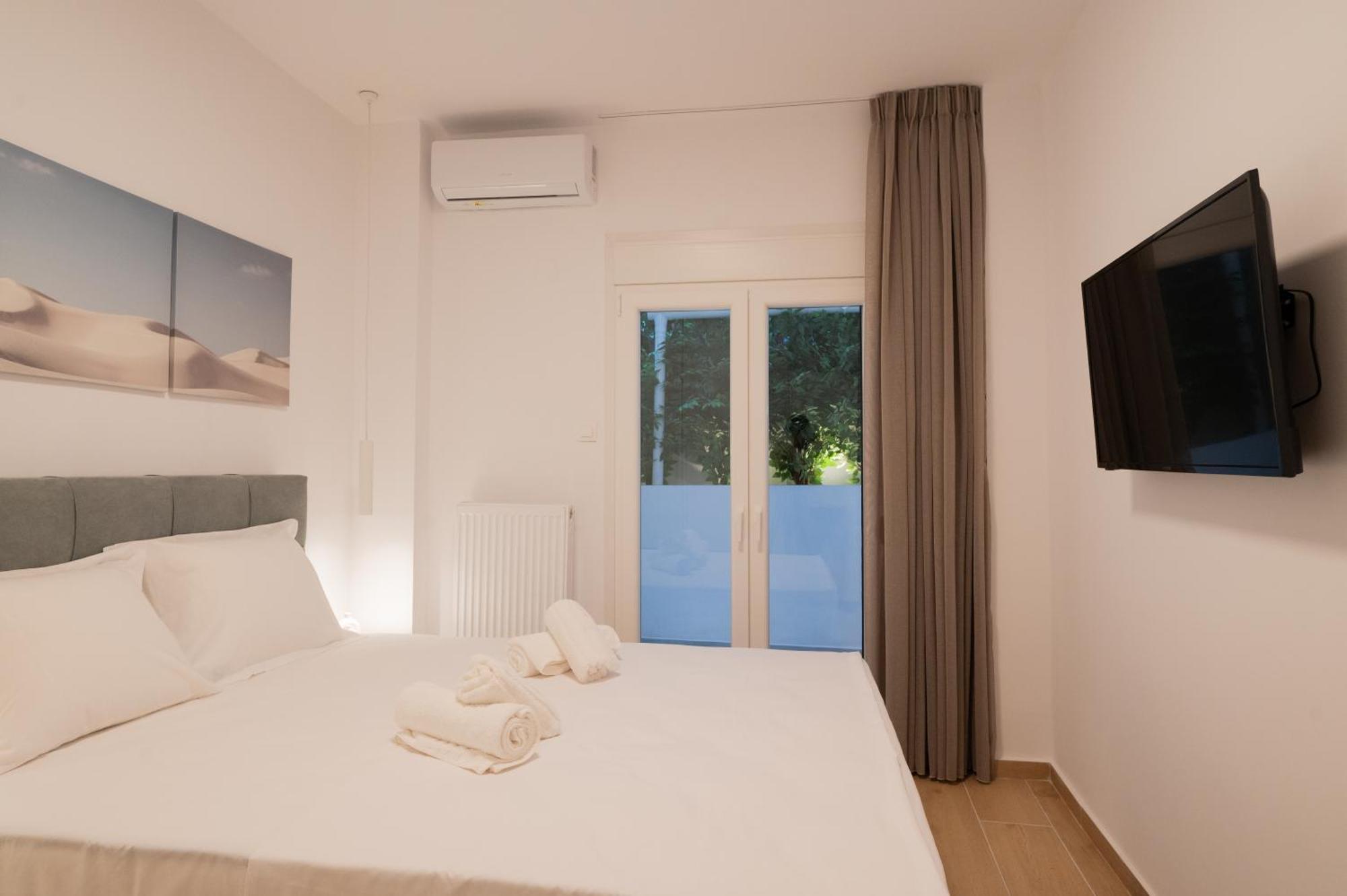 Honey Oak & Cream Patio By Nest Apartman Szaloniki Kültér fotó